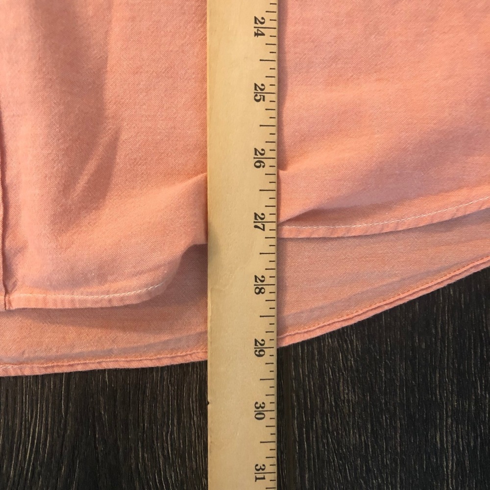 Faherty Shirt Mens Large Pink Lightweight Coastal Preppy Casual Beach Cotton - Picture 8 of 9